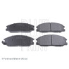 Conjunto de 4 pastilhas de freio BLUEPRINT ADG04239