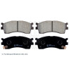 Conjunto de 4 pastilhas de freio BLUEPRINT ADG04256BLU