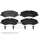 Conjunto de 4 pastilhas de freio BLUEPRINT ADJ134204BLU