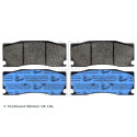 Conjunto de 4 pastilhas de freio BLUEPRINT ADJ134243