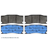 Conjunto de 4 pastilhas de freio BLUEPRINT ADJ134243