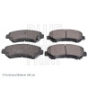 Conjunto de 4 pastilhas de freio BLUEPRINT ADM542100BLU