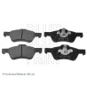 Conjunto de 4 pastilhas de freio BLUEPRINT ADM542102