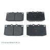 Conjunto de 4 pastilhas de freio BLUEPRINT ADM54224