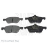 Conjunto de 4 pastilhas de freio BLUEPRINT ADN142111