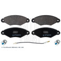 Conjunto de 4 pastilhas de freio BLUEPRINT ADN142122