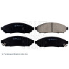 Conjunto de 4 pastilhas de freio BLUEPRINT ADN142172BLU