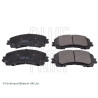 Conjunto de 4 pastilhas de freio BLUEPRINT ADN142178BLU