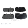 Conjunto de 4 pastilhas de freio BLUEPRINT ADN14269