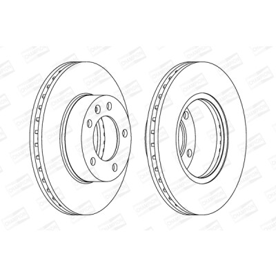 Disco de freio CHAMPION 562190CH-1