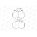 Jogo de pastilhas de freio CHAMPION 571319CH
