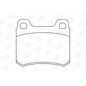 Jogo de pastilhas de freio CHAMPION 571344CH