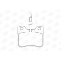 Jogo de pastilhas de freio CHAMPION 571367CH