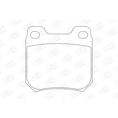 Jogo de pastilhas de freio CHAMPION 571389CH