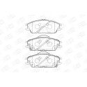 Jogo de pastilhas de freio CHAMPION 572268CH