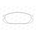 Jogo de pastilhas de freio CHAMPION 572290CH