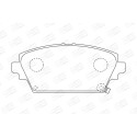 Jogo de pastilhas de freio CHAMPION 572429CH
