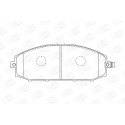 Jogo de pastilhas de freio CHAMPION 572448CH