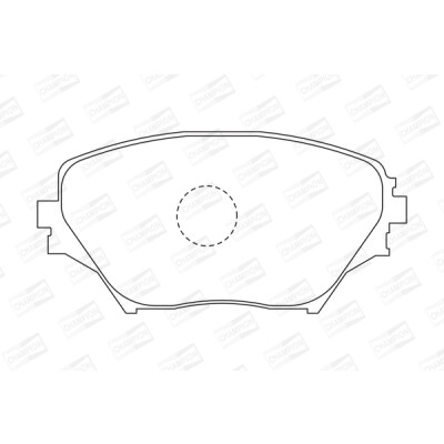 Jogo de pastilhas de freio CHAMPION 572487CH