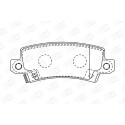 Jogo de pastilhas de freio CHAMPION 572492CH