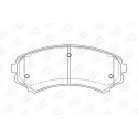 Jogo de pastilhas de freio CHAMPION 572497CH