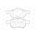 Jogo de pastilhas de freio CHAMPION 572509CH