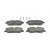 Jogo de pastilhas de freio CHAMPION 572521CH