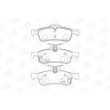 Jogo de pastilhas de freio CHAMPION 572588CH