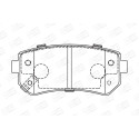 Jogo de pastilhas de freio CHAMPION 572590CH