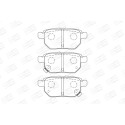 Jogo de pastilhas de freio CHAMPION 572591CH