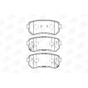 Jogo de pastilhas de freio CHAMPION 572604CH