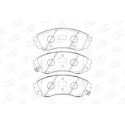 Jogo de pastilhas de freio CHAMPION 572619CH