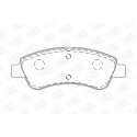 Jogo de pastilhas para travão de disco