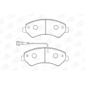 Jogo de pastilhas de freio CHAMPION 573261CH