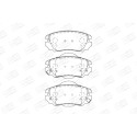 Jogo de pastilhas de freio CHAMPION 573269CH