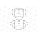 Jogo de pastilhas para travão de disco