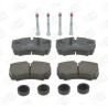 Jogo de pastilhas de freio CHAMPION 573721CH