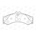 Jogo de pastilhas de freio CHAMPION 573731CH