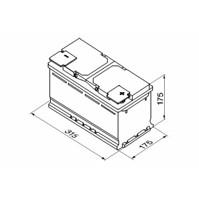 Bateria S4 010 80Ah