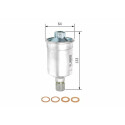 Filtro de combustível BOSCH 0 450 905 005