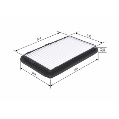 Filtro de ar BOSCH F 026 400 001