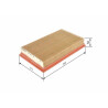 Filtro de ar BOSCH F 026 400 105
