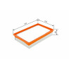 Filtro de ar BOSCH F 026 400 113