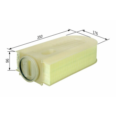 Filtro de ar BOSCH F 026 400 133