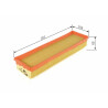 Filtro de ar BOSCH F 026 400 174
