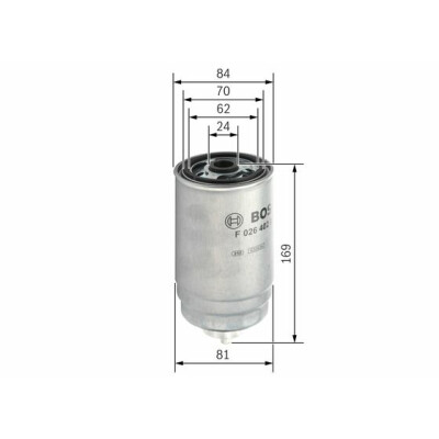 Filtro de combustível BOSCH F 026 402 048