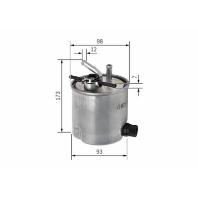 Filtro de combustível BOSCH F 026 402 059