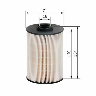 Filtro de combustível BOSCH F 026 402 101