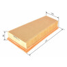 Filtro de ar BOSCH 1 457 433 543