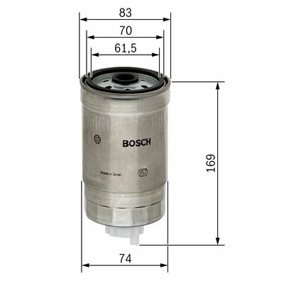 Filtro de combustível BOSCH 1 457 434 198